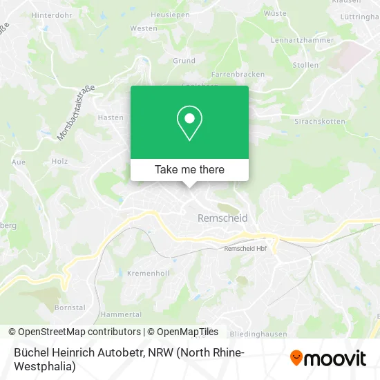 Карта Büchel Heinrich Autobetr