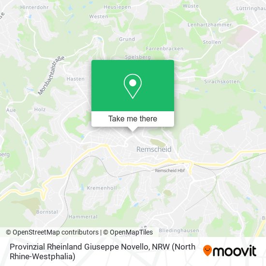 Provinzial Rheinland Giuseppe Novello map