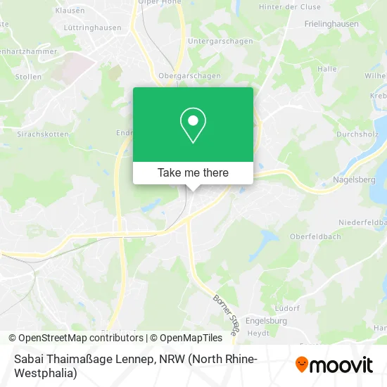 Карта Sabai Thaimaßage Lennep