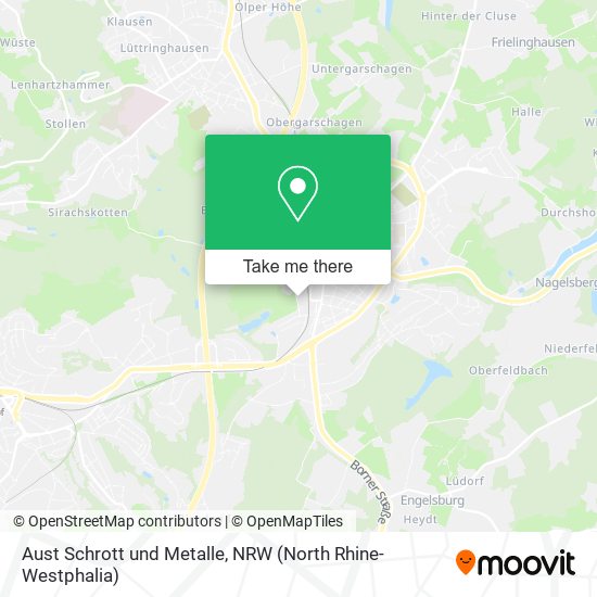 Aust Schrott und Metalle map