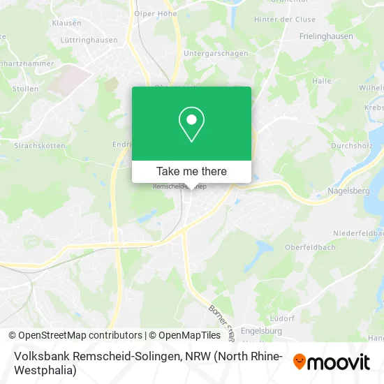Карта Volksbank Remscheid-Solingen