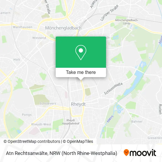 Карта Atn Rechtsanwälte