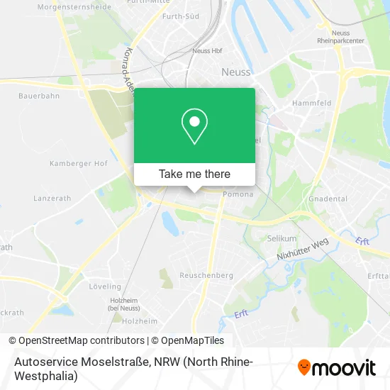 Карта Autoservice Moselstraße