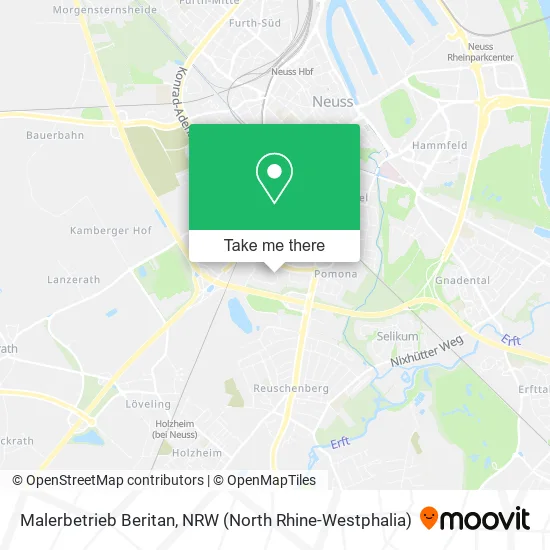 Карта Malerbetrieb Beritan