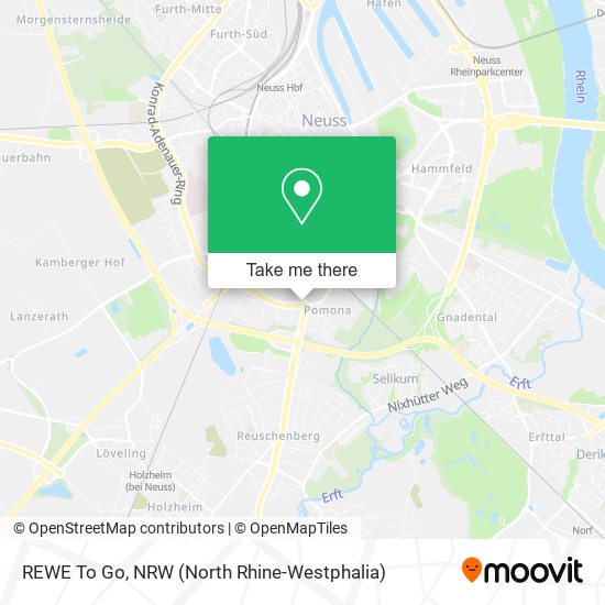 REWE To Go map