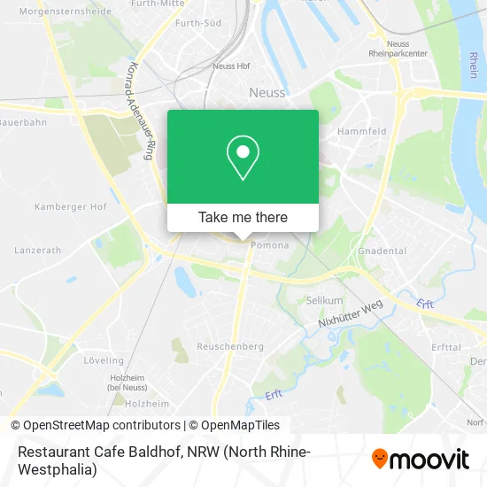 Restaurant Cafe Baldhof map