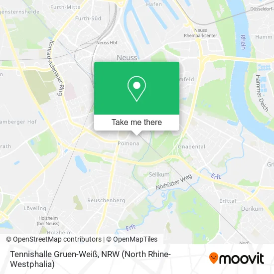 Карта Tennishalle Gruen-Weiß