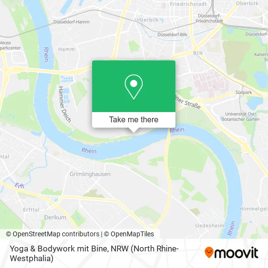 Карта Yoga & Bodywork mit Bine