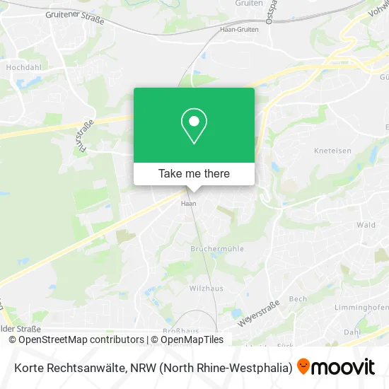Карта Korte Rechtsanwälte