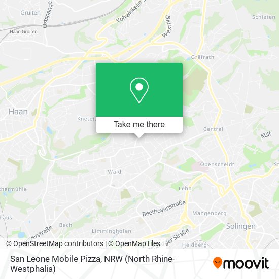 San Leone Mobile Pizza map