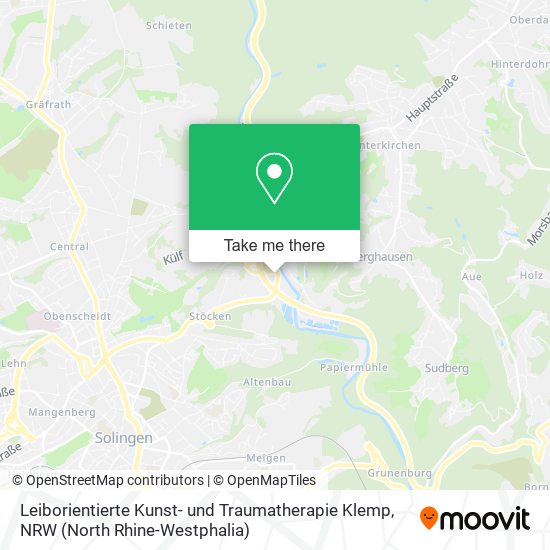 Leiborientierte Kunst- und Traumatherapie Klemp map
