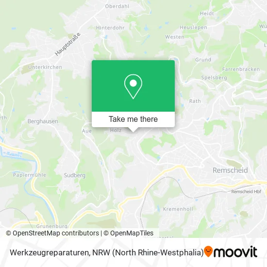 Карта Werkzeugreparaturen