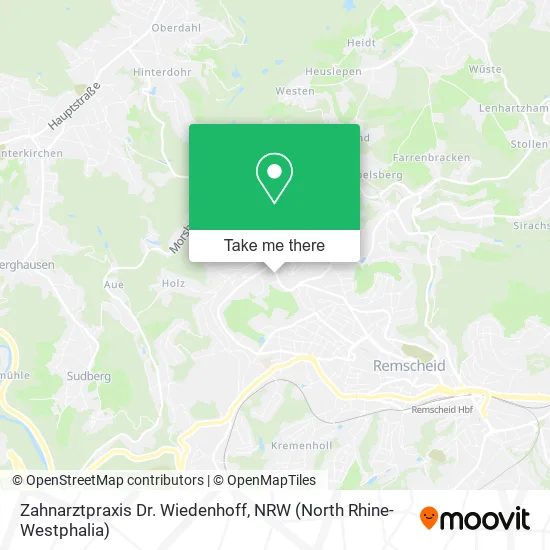 Карта Zahnarztpraxis Dr. Wiedenhoff