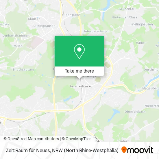 Карта Zeit:Raum für Neues