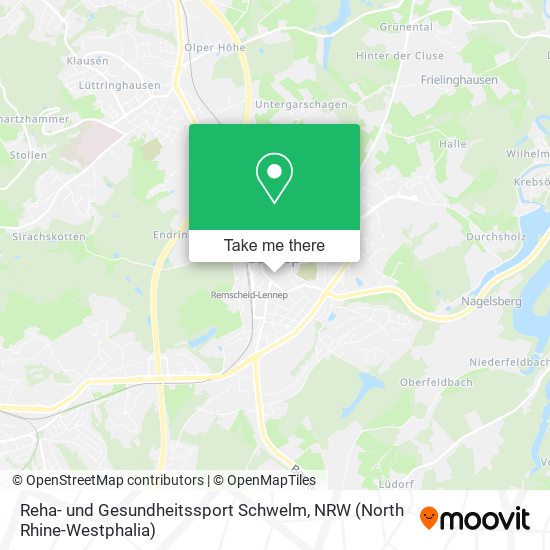 Reha- und Gesundheitssport Schwelm map