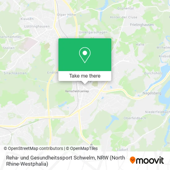 Карта Reha- und Gesundheitssport Schwelm