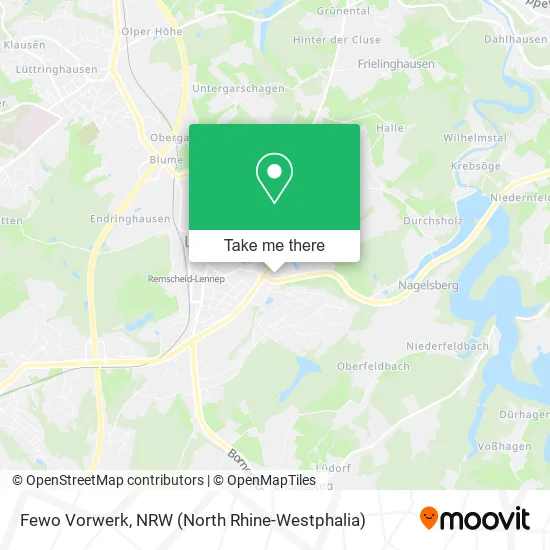 Карта Fewo Vorwerk