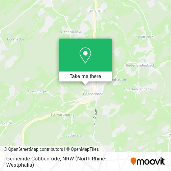 Gemeinde Cobbenrode map