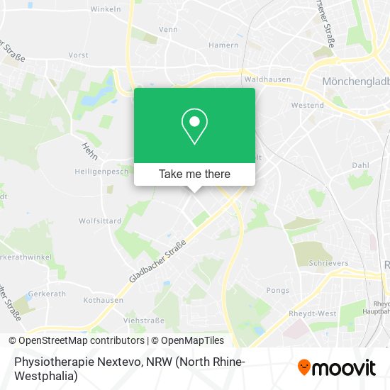 Physiotherapie Nextevo map
