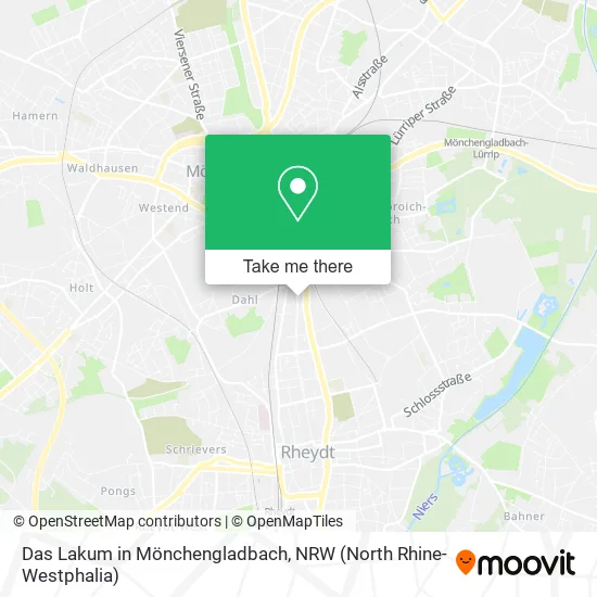 Карта Das Lakum in Mönchengladbach