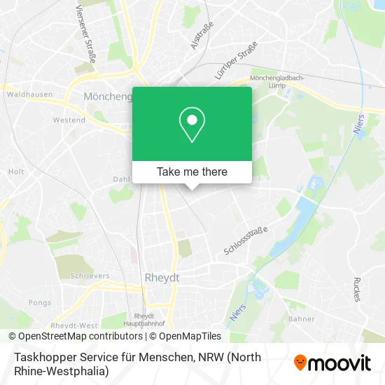 Карта Taskhopper Service für Menschen