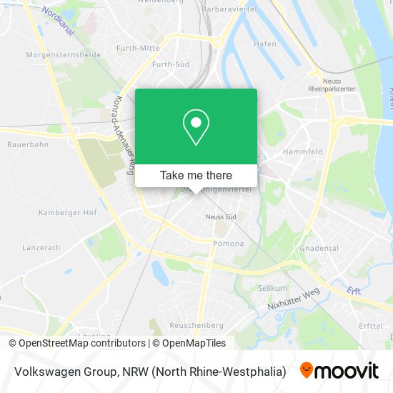 Volkswagen Group map