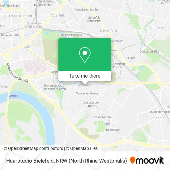 Карта Haarstudio Bielefeld