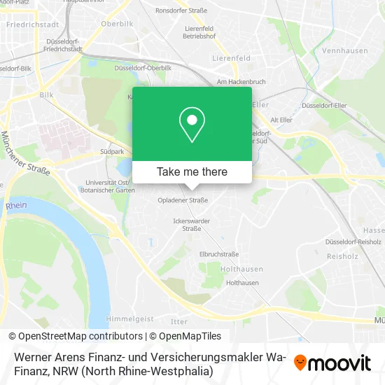 Карта Werner Arens Finanz- und Versicherungsmakler Wa-Finanz