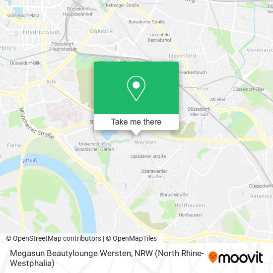 Карта Megasun Beautylounge Wersten