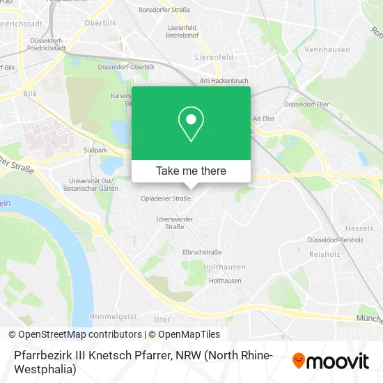 Карта Pfarrbezirk III Knetsch Pfarrer