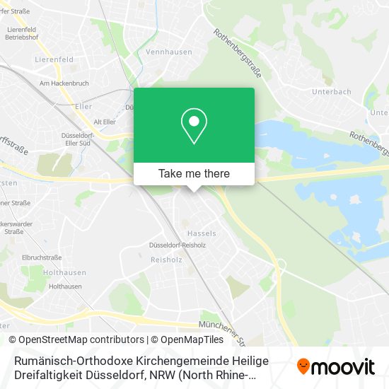 Rumänisch-Orthodoxe Kirchengemeinde Heilige Dreifaltigkeit Düsseldorf map