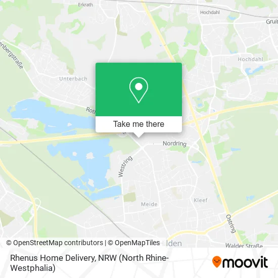 Карта Rhenus Home Delivery