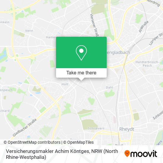 Versicherungsmakler Achim Köntges map
