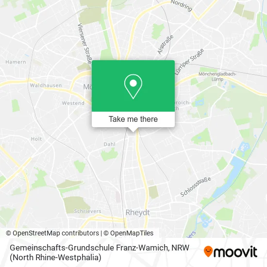Карта Gemeinschafts-Grundschule Franz-Wamich