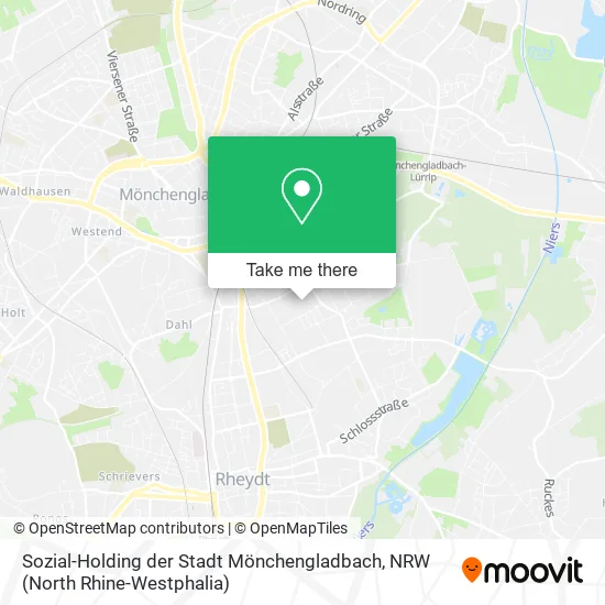 Карта Sozial-Holding der Stadt Mönchengladbach