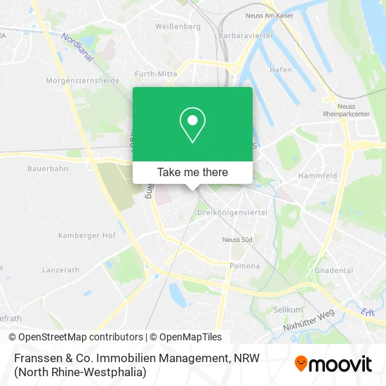 Карта Franssen & Co. Immobilien Management