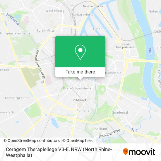Карта Ceragem Therapieliege V3-E
