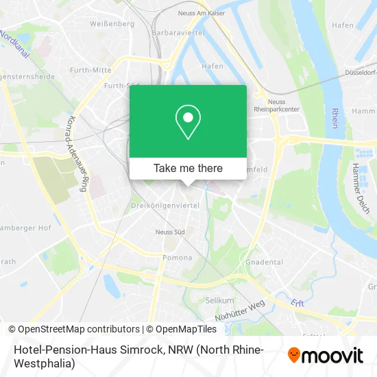 Hotel-Pension-Haus Simrock map