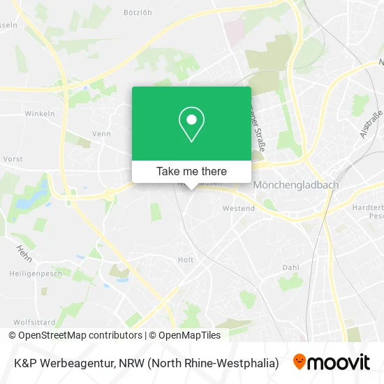 K&P Werbeagentur map