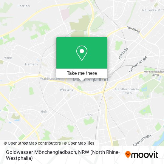 Goldwasser Mönchengladbach map