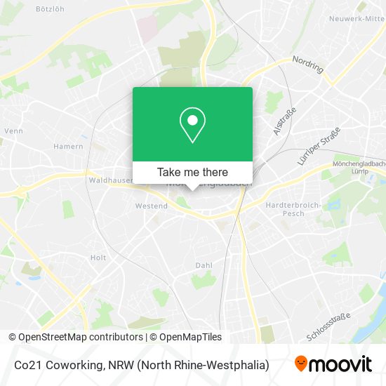 Co21 Coworking map