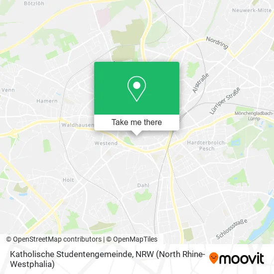 Карта Katholische Studentengemeinde