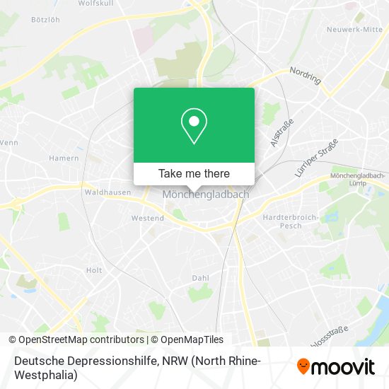 Deutsche Depressionshilfe map