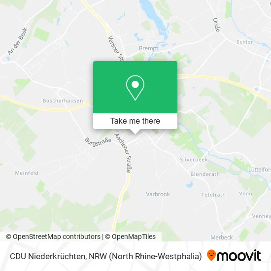 Карта CDU Niederkrüchten