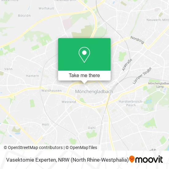 Карта Vasektomie Experten