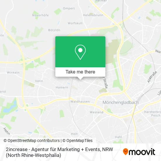 Карта 2increase - Agentur für Marketing + Events