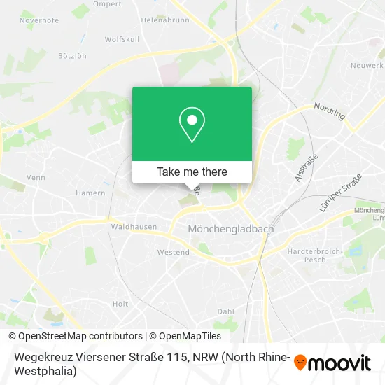 Карта Wegekreuz Viersener Straße 115