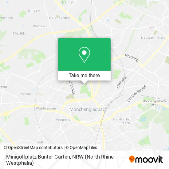 Карта Minigolfplatz Bunter Garten