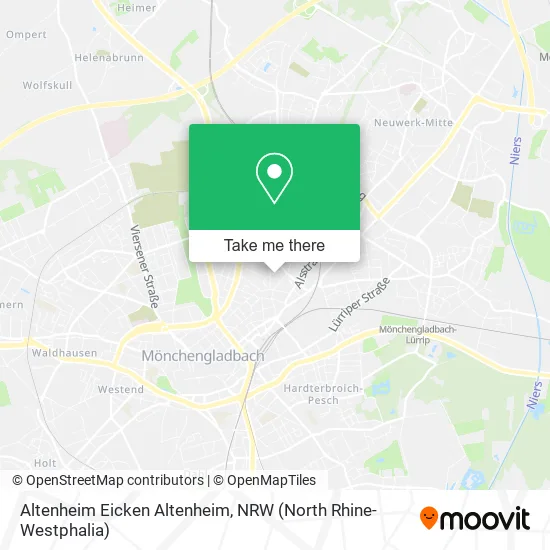 Карта Altenheim Eicken Altenheim