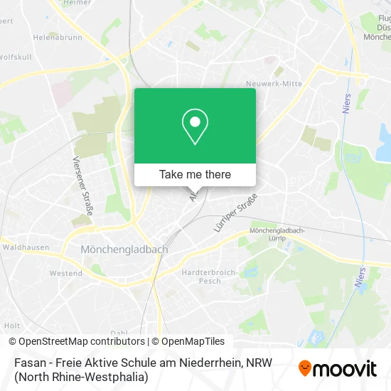 Карта Fasan - Freie Aktive Schule am Niederrhein